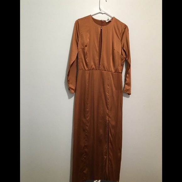 LPA Resolve Silk Midi Dress OO - Picture 10 of 13